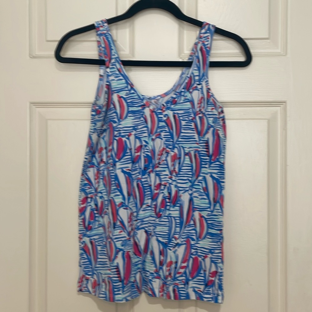 Lilly Pulitzer Sailboat Tank